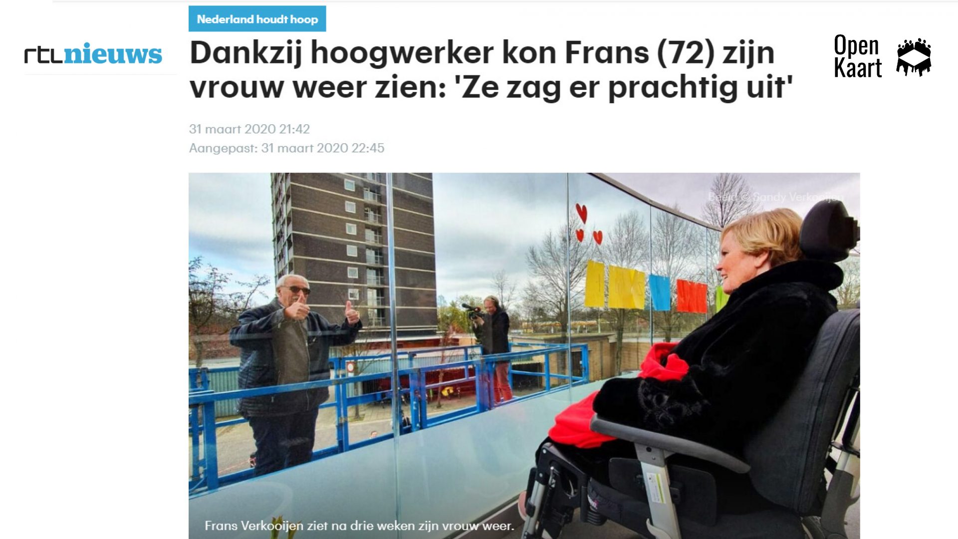 Alleen wonen, samen leven Open Kaart